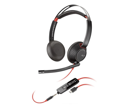 Słuchawki biurowe, callcenter Poly Blackwire 5220 USB-C